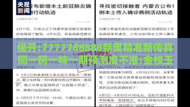 揭开:7777788888新奥精准新传真同一码一特一期预测准不准:金枝玉叶最娇贵,留心欺骗承诺危害-巩固解答、专家解读解释与落实