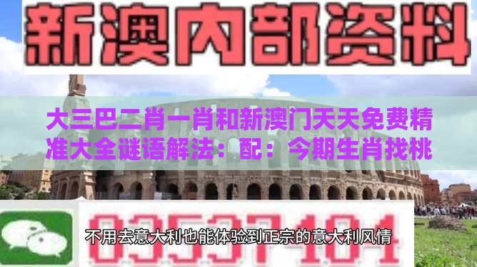 大三巴二肖一肖和新澳门天天免费精准大全谜语解法：配：今期生肖找桃花-创新释义、解释与落实,洞察流量造假内幕